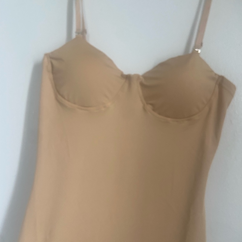Dollhouse Tan Mini Dress